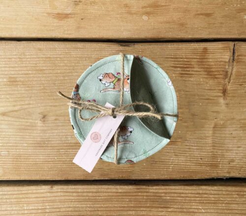 Coasters Cute Dog Design.