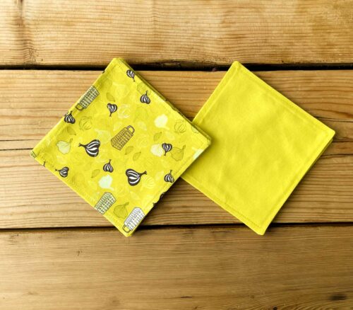 Coasters Garlic/Cheese Design