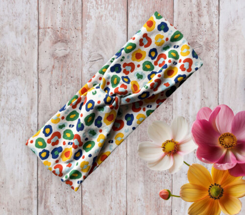 Women's Headband Paint Splatters