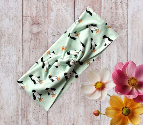 Women's headband Penguins Blue