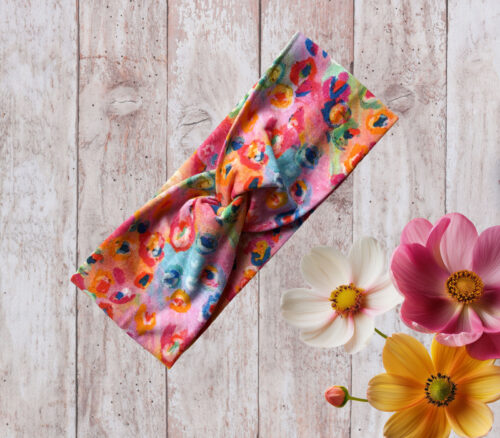 Women's Headband Multicoloured Abstract