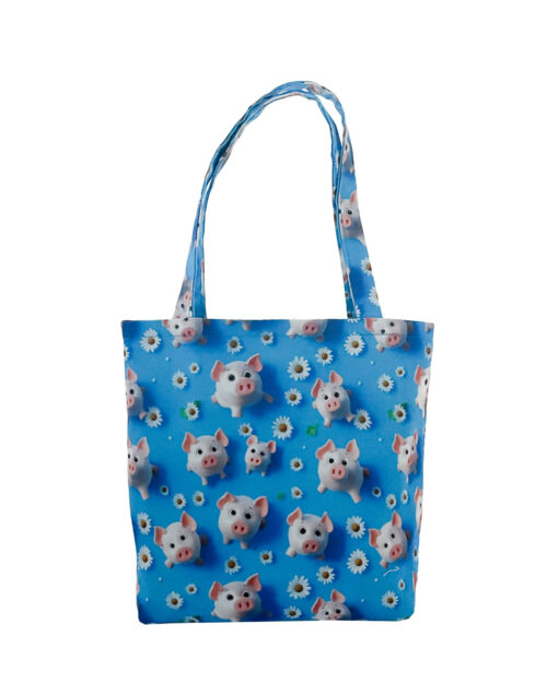 Childrens Tote Pig Design