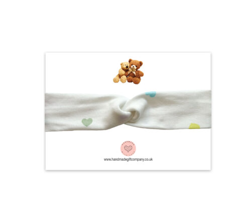 Babies Headband Coloured Hearts