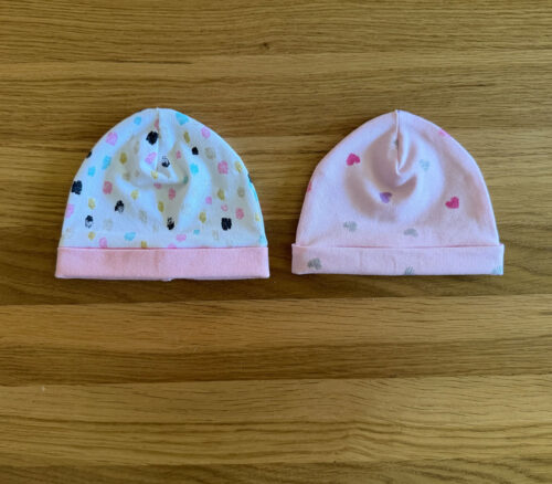 Baby Beanie Hats Hearts Design
