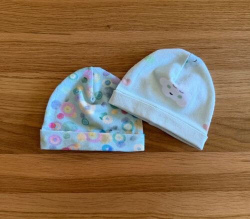 Baby Beanie Hats Multicoloured Clouds