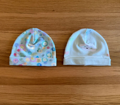 Baby Beanie Hats Multicoloured Clouds