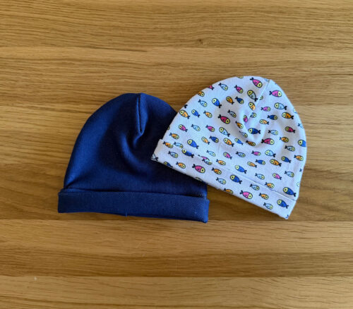 Baby Beanie Hats Denim Blue