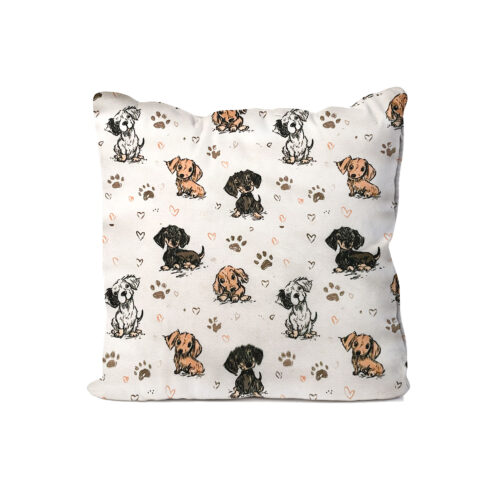 Mini Cushion Dachshunds Design