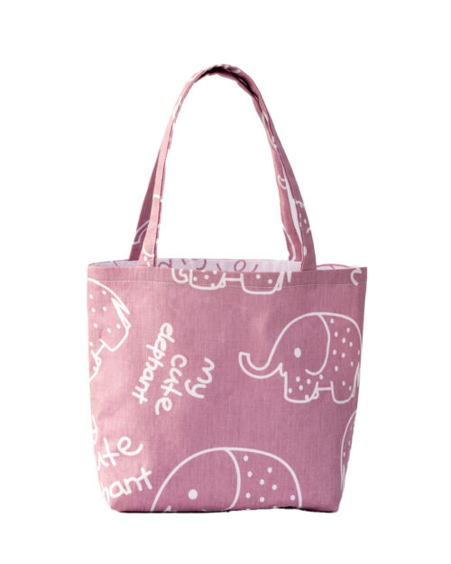 Childrens Tote Bag Elephant Design