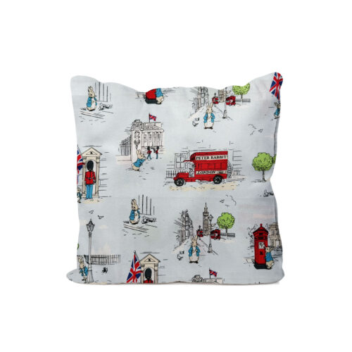 Mini Cushion Rabbits Blue
