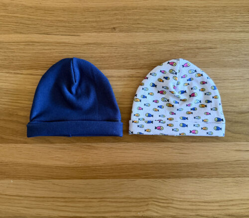 Baby Beanie Hats Denim Blue