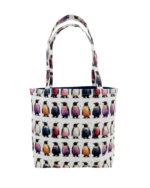 Childrens Tote Bag Cute Penguins