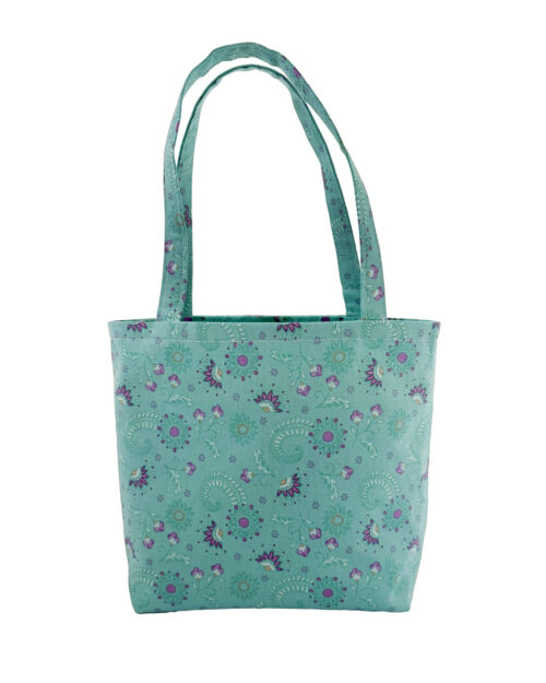 Childrens Tote Bag Purple Floral