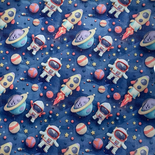 Mini Cushion Spacemen Design