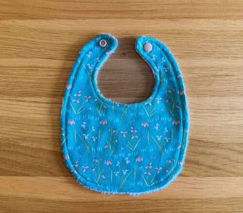 Newborn Baby Bib Floral Design