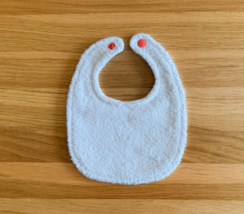 Newborn Baby Bib Coloured Hearts