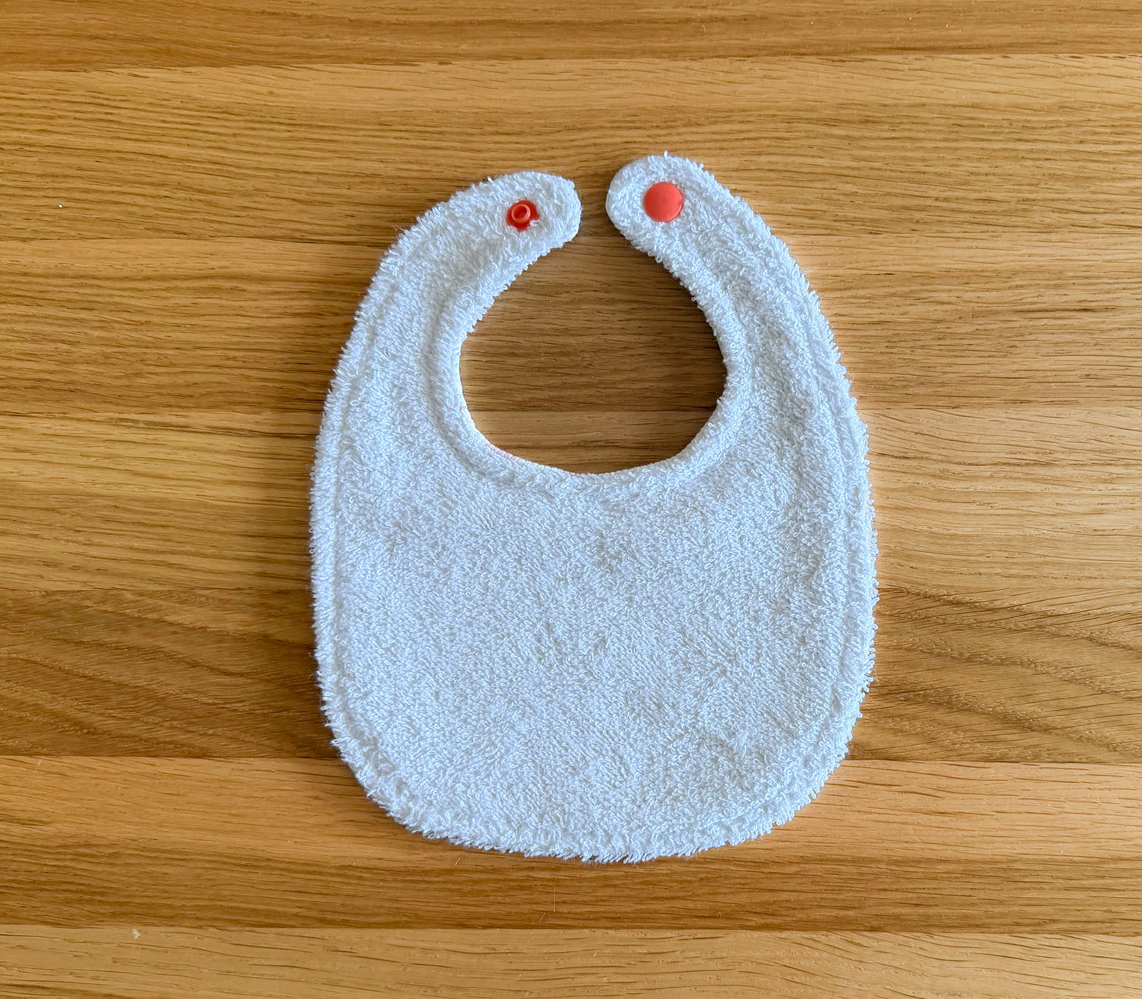 Newborn Baby Bib Coloured Hearts