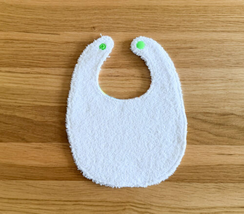Newborn Baby Bib Coloured Giraffes