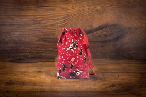 Christmas Bag Cartoon Reindeers