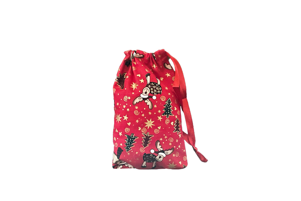 Christmas Bag Cartoon Reindeers