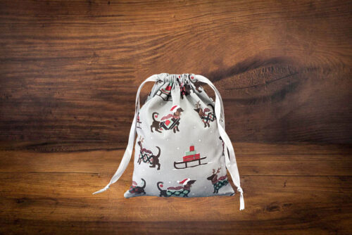 Christmas Bag Cartoon Dachshunds