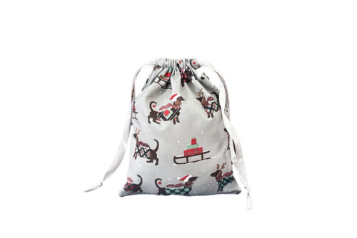 Christmas Bag Cartoon Dachshunds
