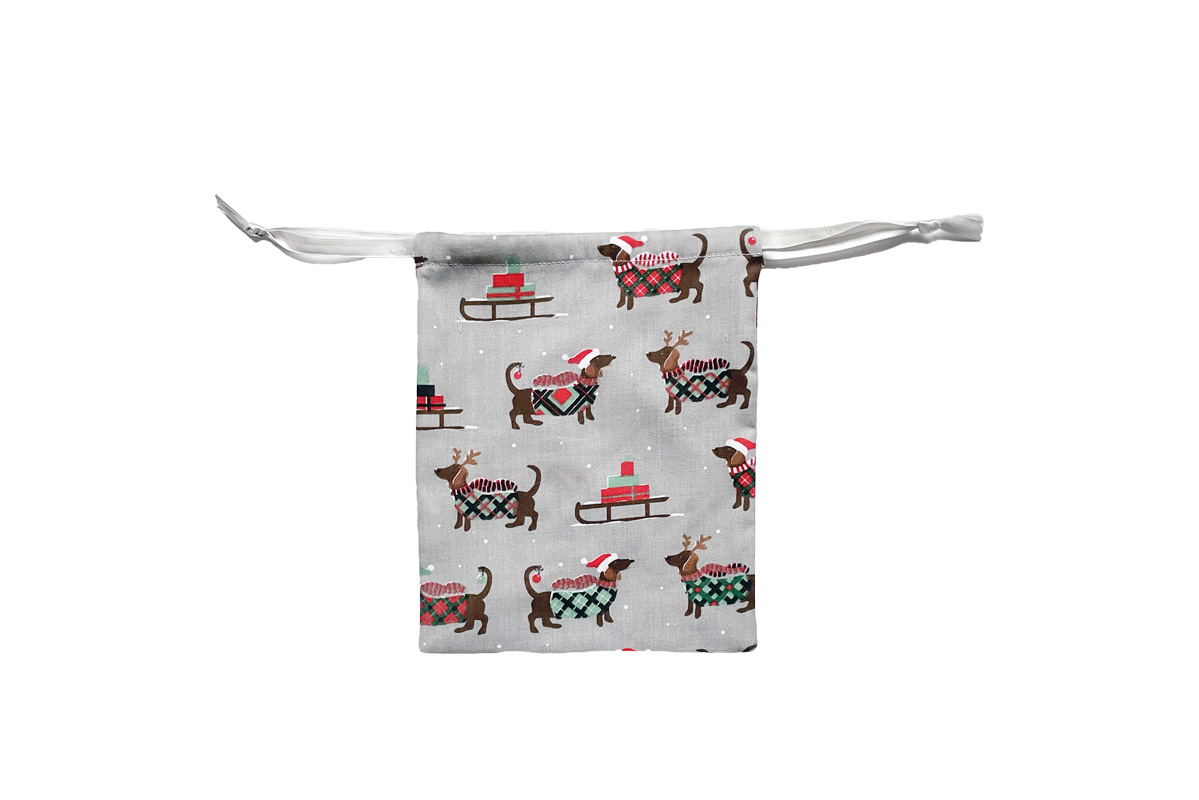 Christmas Bag Cartoon Dachshunds