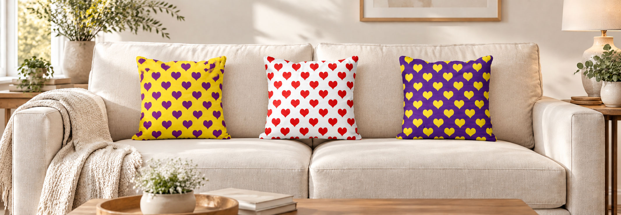 Heart Cushions
