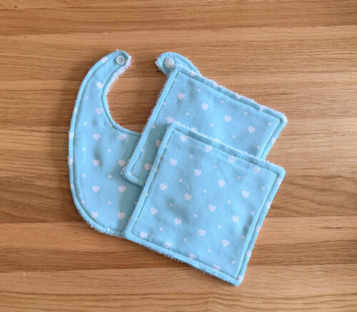 Boxed Gift Set White Hearts