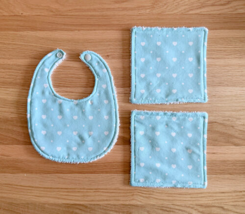 Boxed Gift Set White Hearts