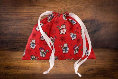 Christmas Gift Bag Cute Snowmen