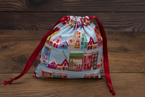 Christmas Gift Bag Christmas Scene