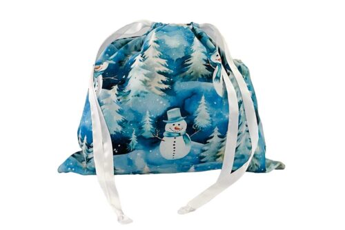 Christmas Gift Bag Snowy Snowmen